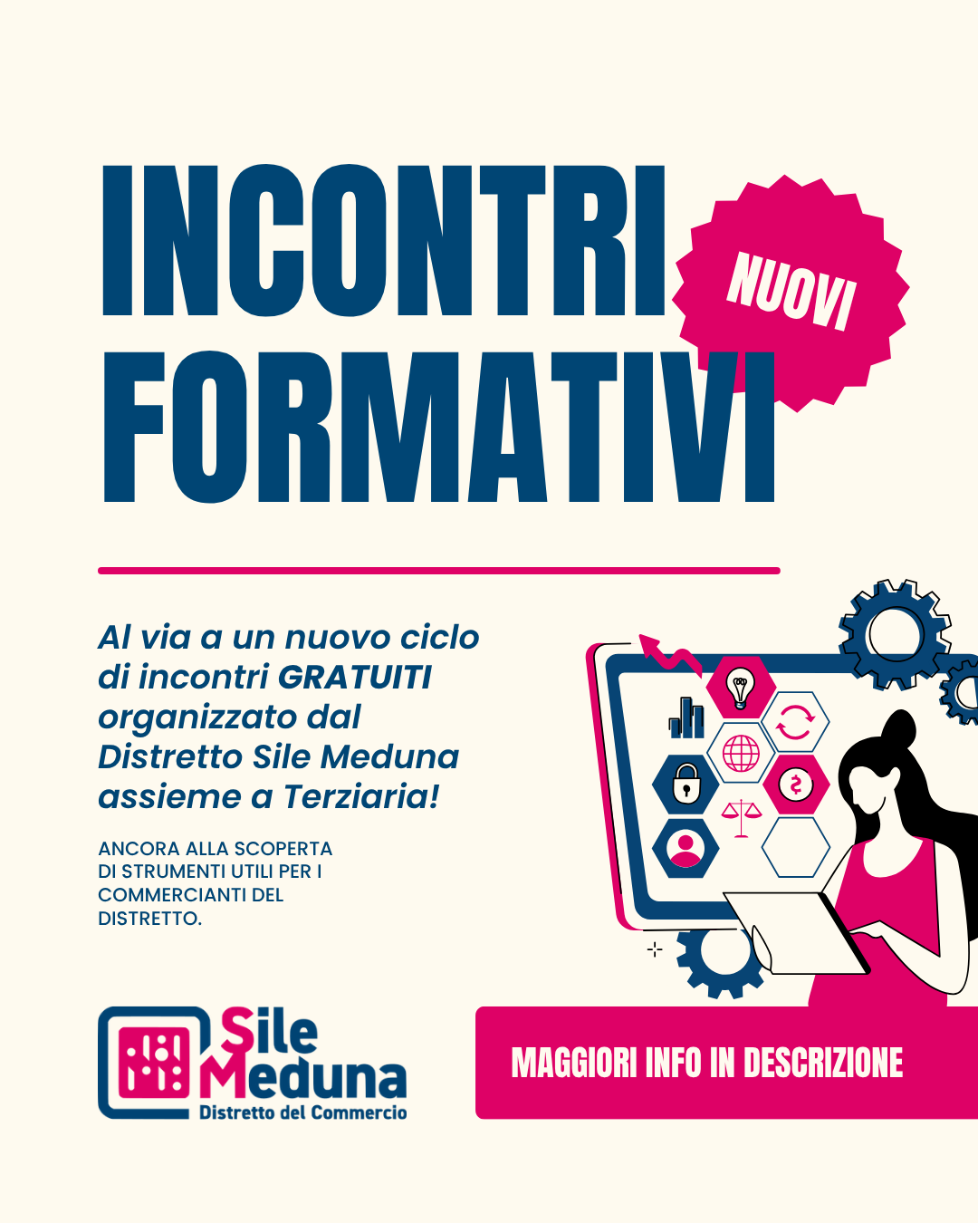 Incontri formativi distretto sile meduna e Terziaria SRL settembre ottobre 2026